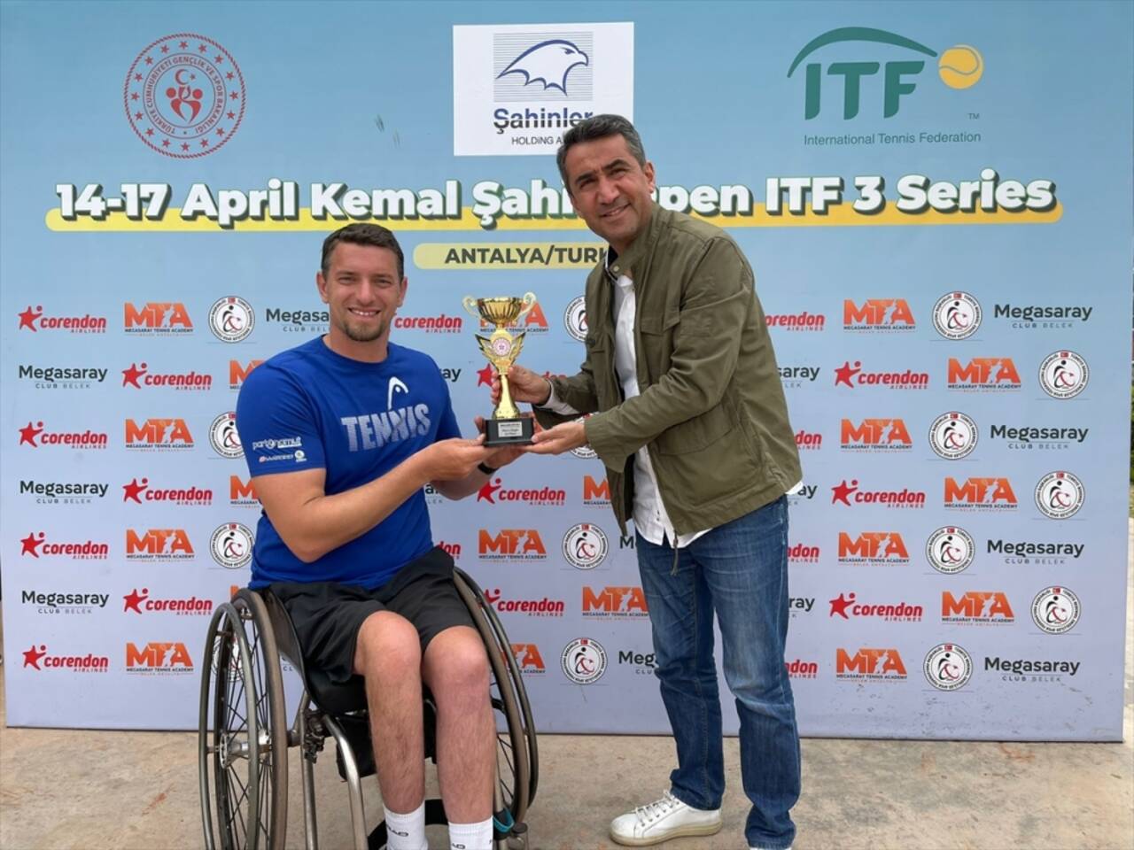 Kemal Şahin Open Tekerlekli Sandalye Tenis Turnuvası'nda şampiyonlar belli oldu