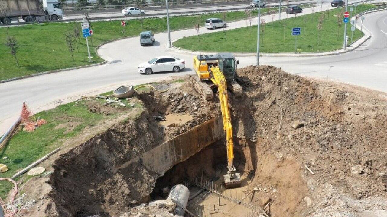 Kocaeli Dilovası Mimar Sinan Caddesi’ndeki altyapı da sona doğru