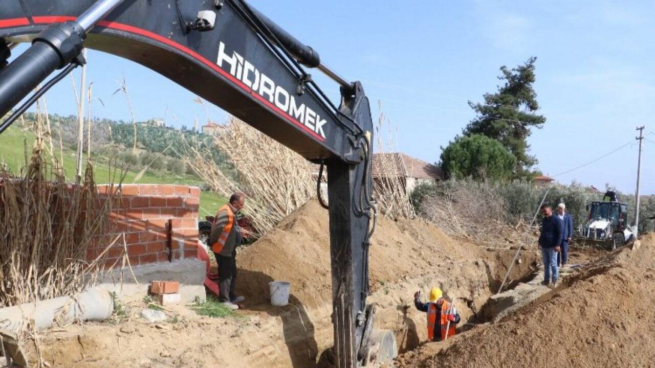 Manisa Salihli'de altyapı çalışmaları başladı