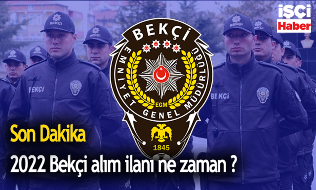 2022 bekçi alımı ne zaman, beklenen duyuru geldi!