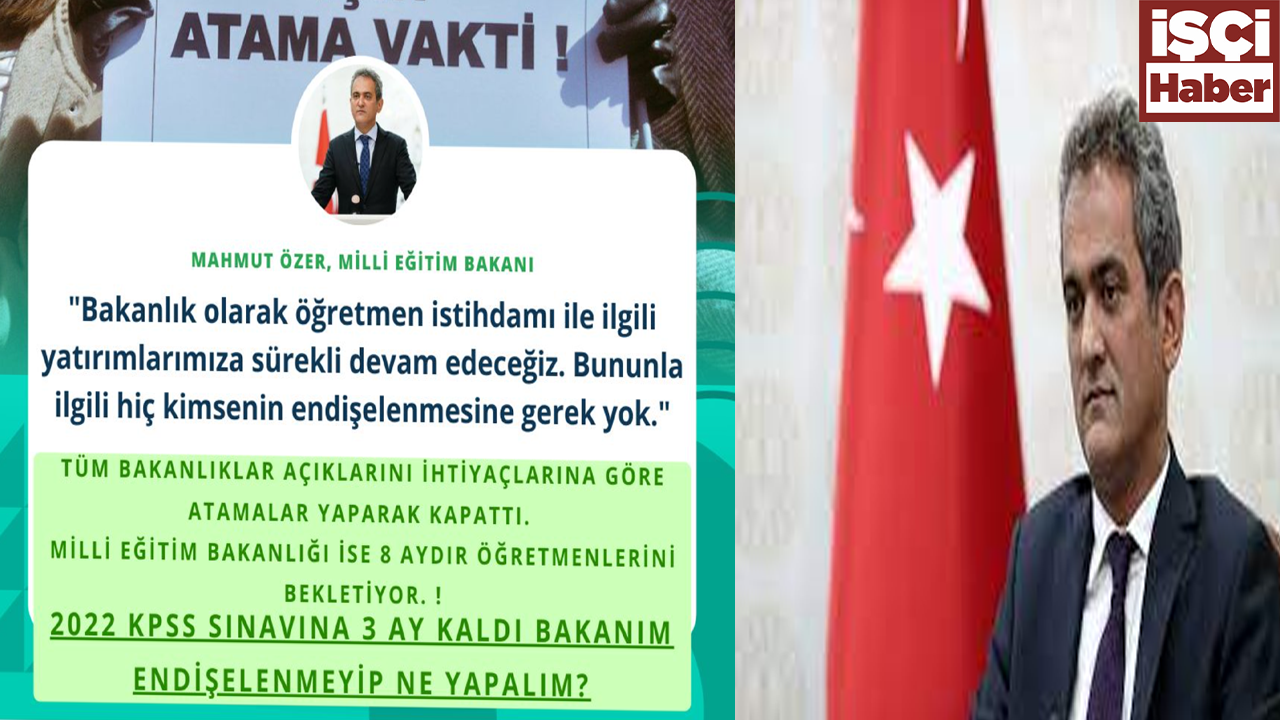 Öğretmenler için atama vakti!