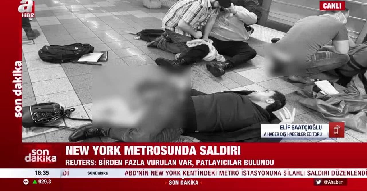 Son dakika...New York'ta metro istasyonuna saldırı düzenlendi