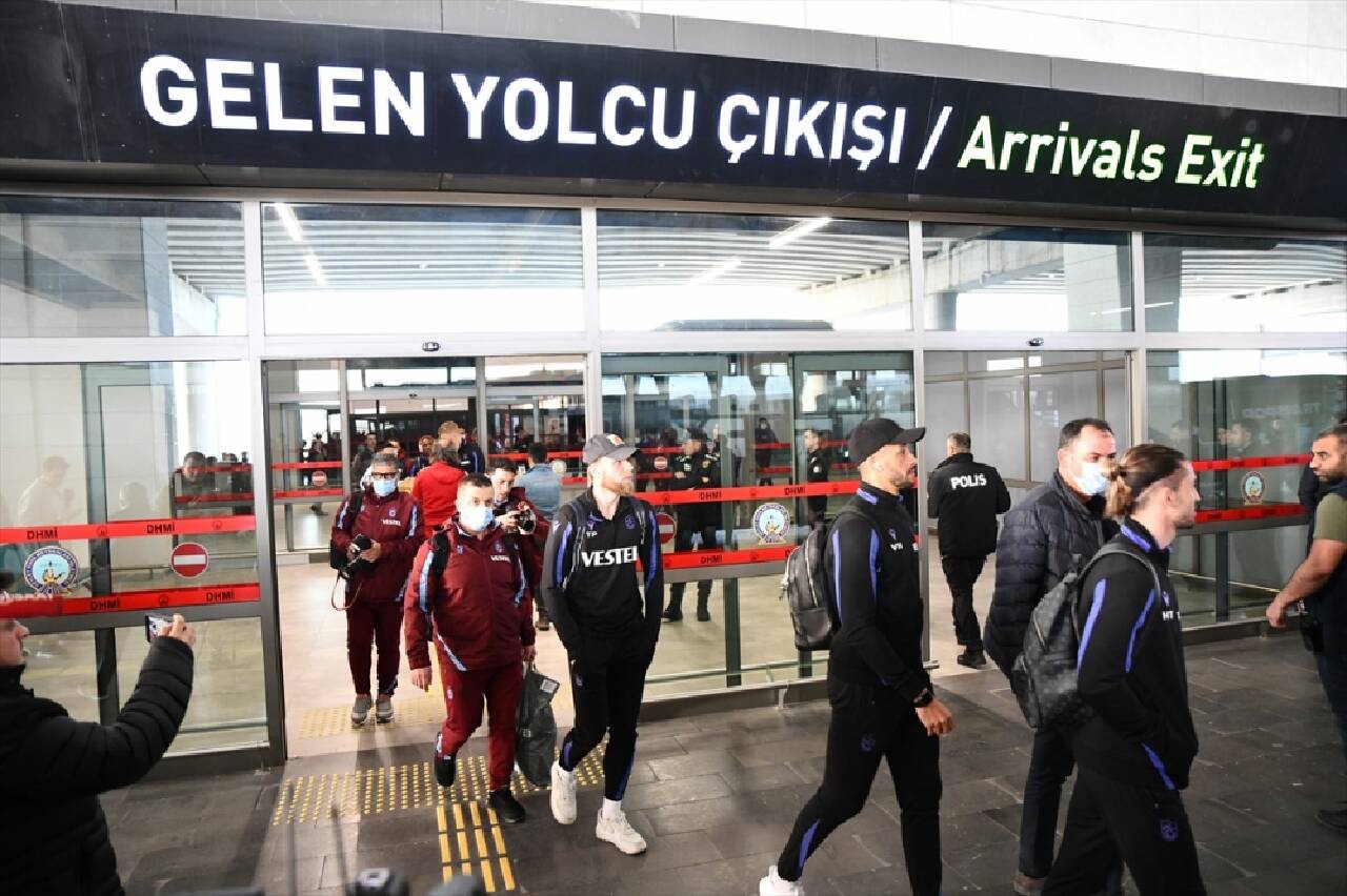 Trabzonspor kafilesi Gaziantep'e geldi