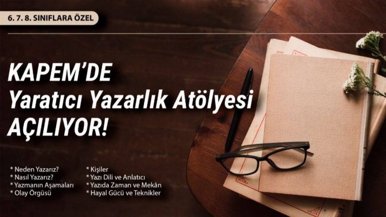 "Yaratıcı Yazarlık Atölyesi" için kayıtlar başladı 