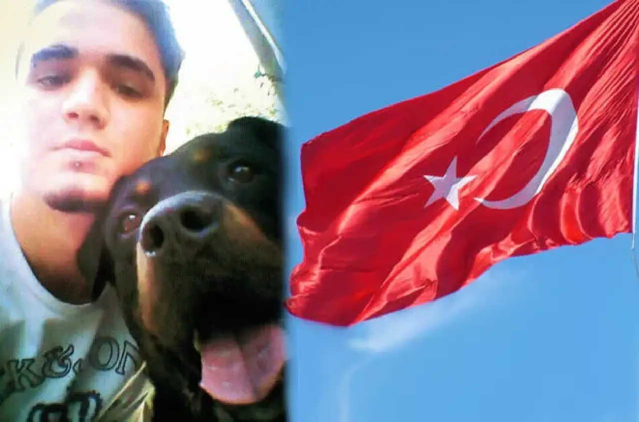 İstanbul Ataşehir'de köpeği bıçaklayıp sonra Türk bayrağına zarar verdi