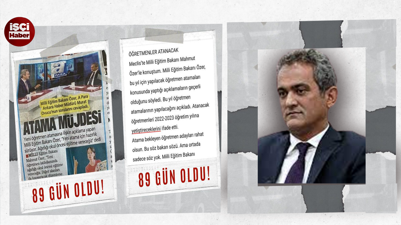 MEB'in verdiği söz üzerinden 89 gün geçti