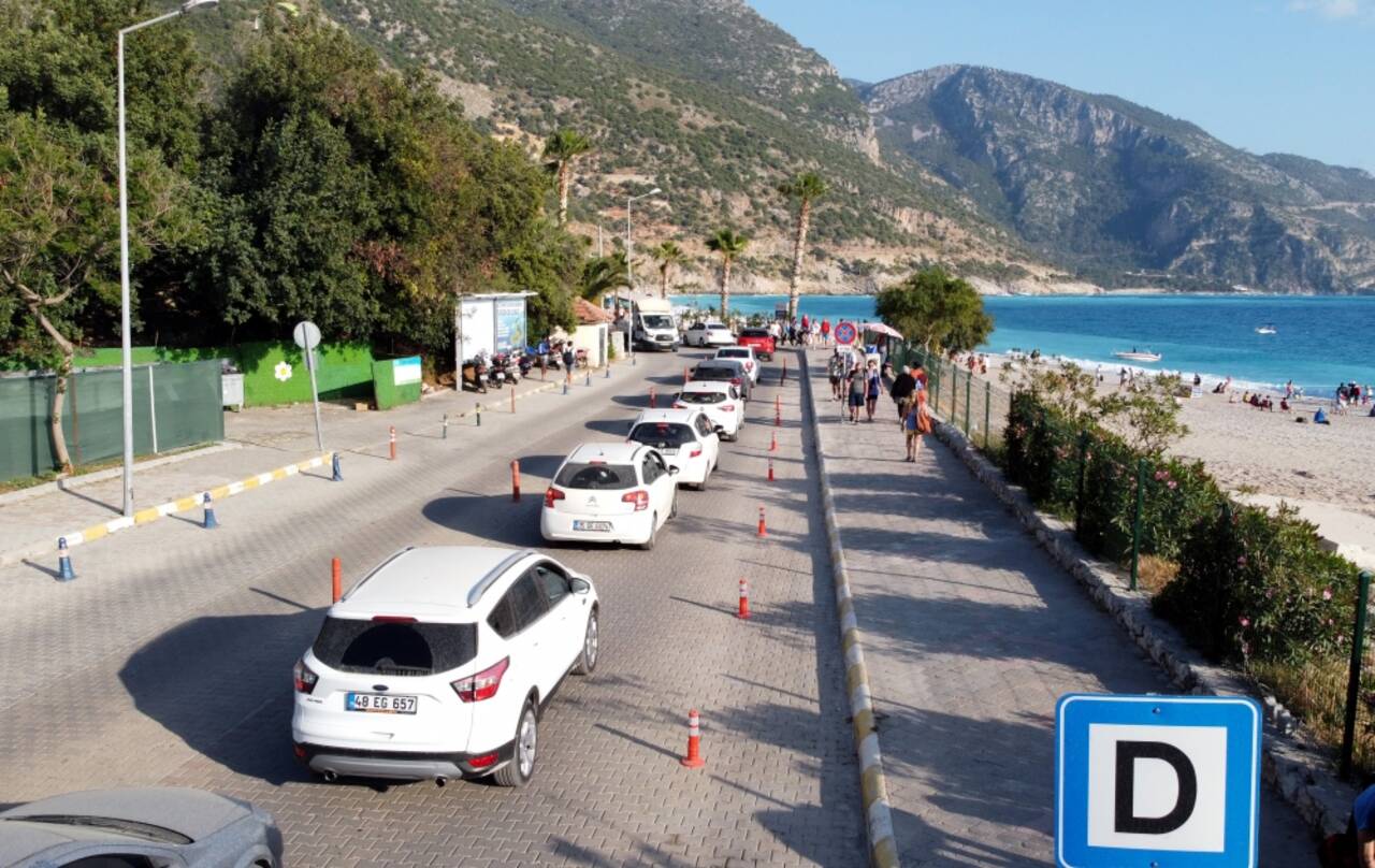 Muğla'nın turistik ilçelerinde bayram trafiği yoğunluğu