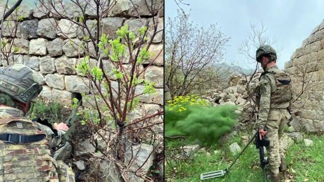 Terör yuvalarına Mehmetçik'ten bayram temizliği