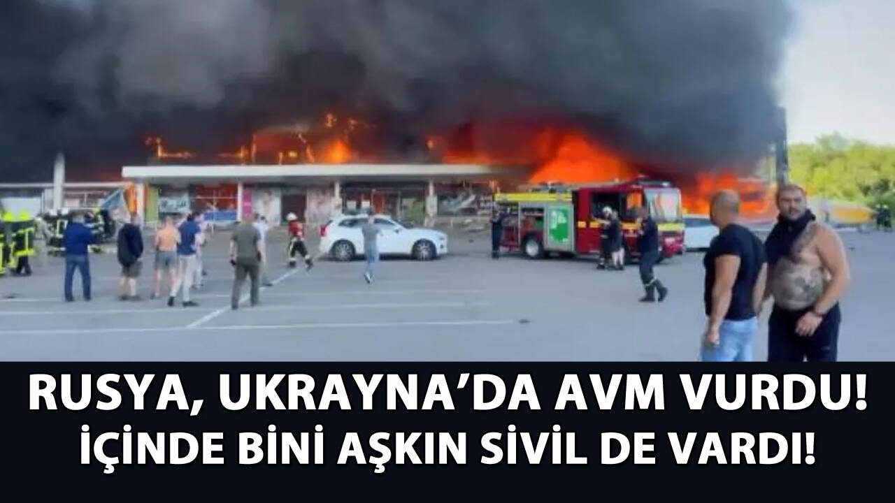 Rusya, Ukrayna'da AVM vurdu! İçinde bini aşkın sivil vardı!