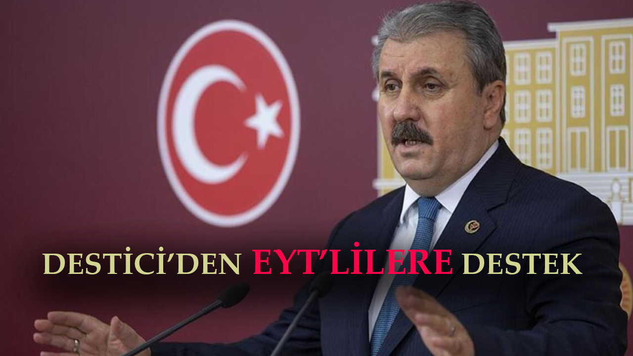 Destici'den "2023 yılında EYT'ye düzenleme gelecek" açıklaması