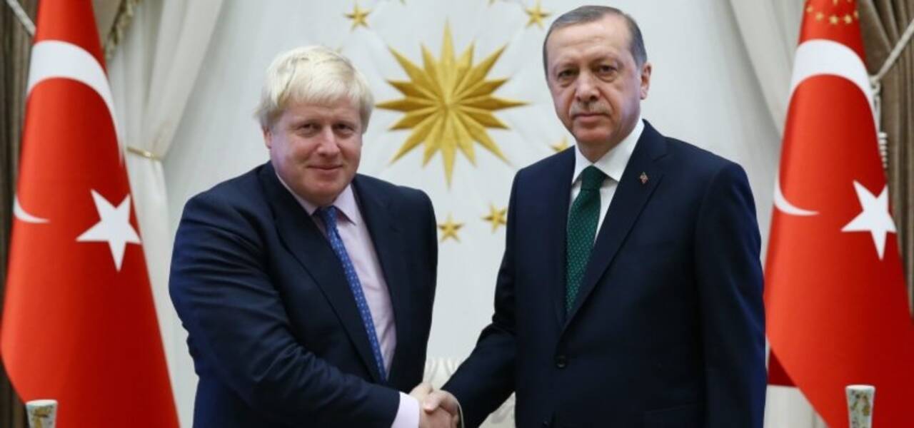 Erdoğan, İngiltere Başkanı Johnson ile görüştü