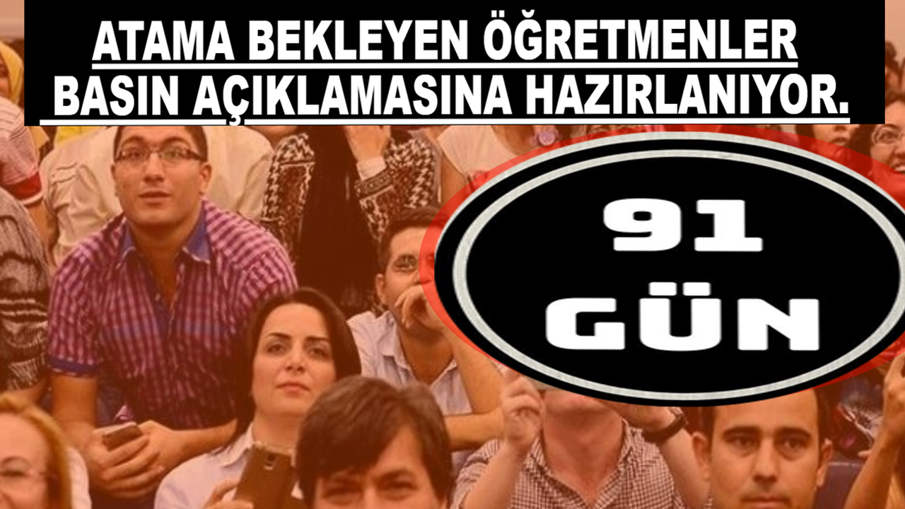 Gözler 11 Haziran'a çevrildi! Atama bekleyen öğretmenlerden basın açıklaması