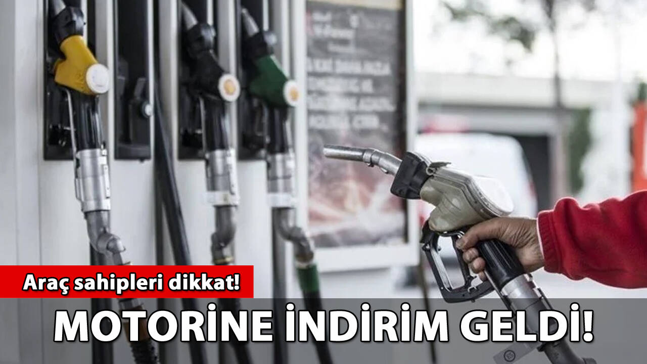 Son dakika... Motorine indirim geliyor