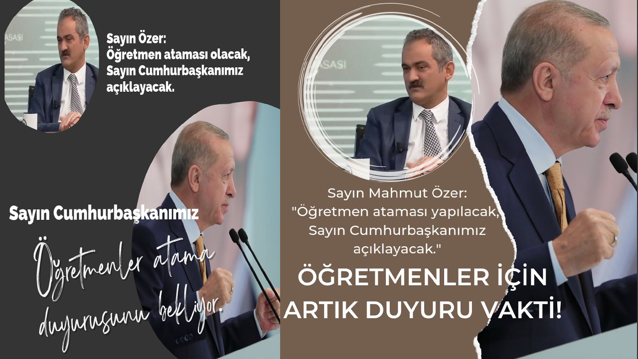 Öğretmenler atama duyurusunu bekliyor