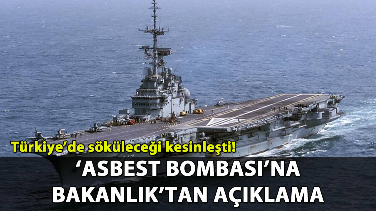 'Asbest bombası'na Bakanlık'tan açıklama: 'En ufak durumda geri gönderilecek'