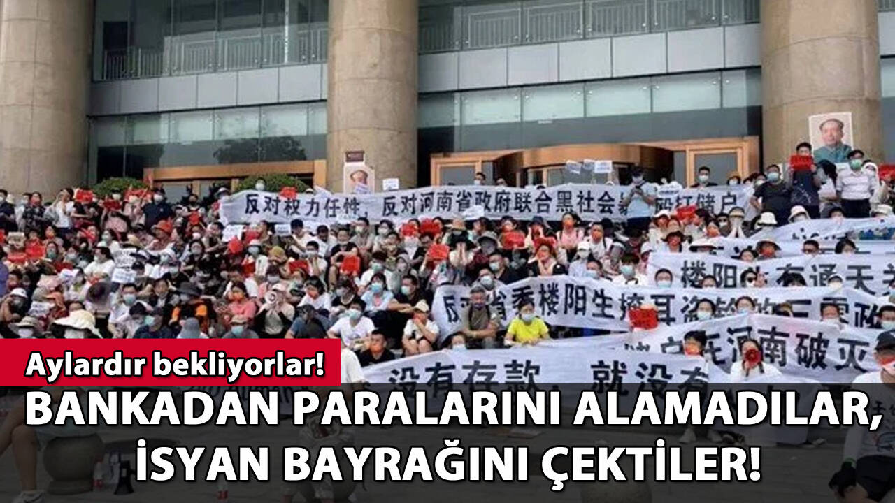 Bankadan aylardır paralarını alamadılar, isyan bayrağını çektiler!