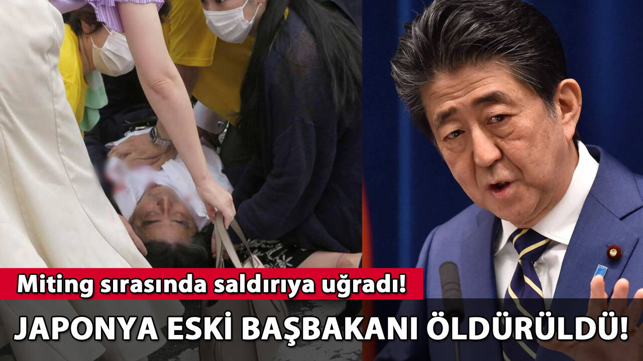 Japonya Başbakanı Abe öldürüldü! Miting sırasında suikast!