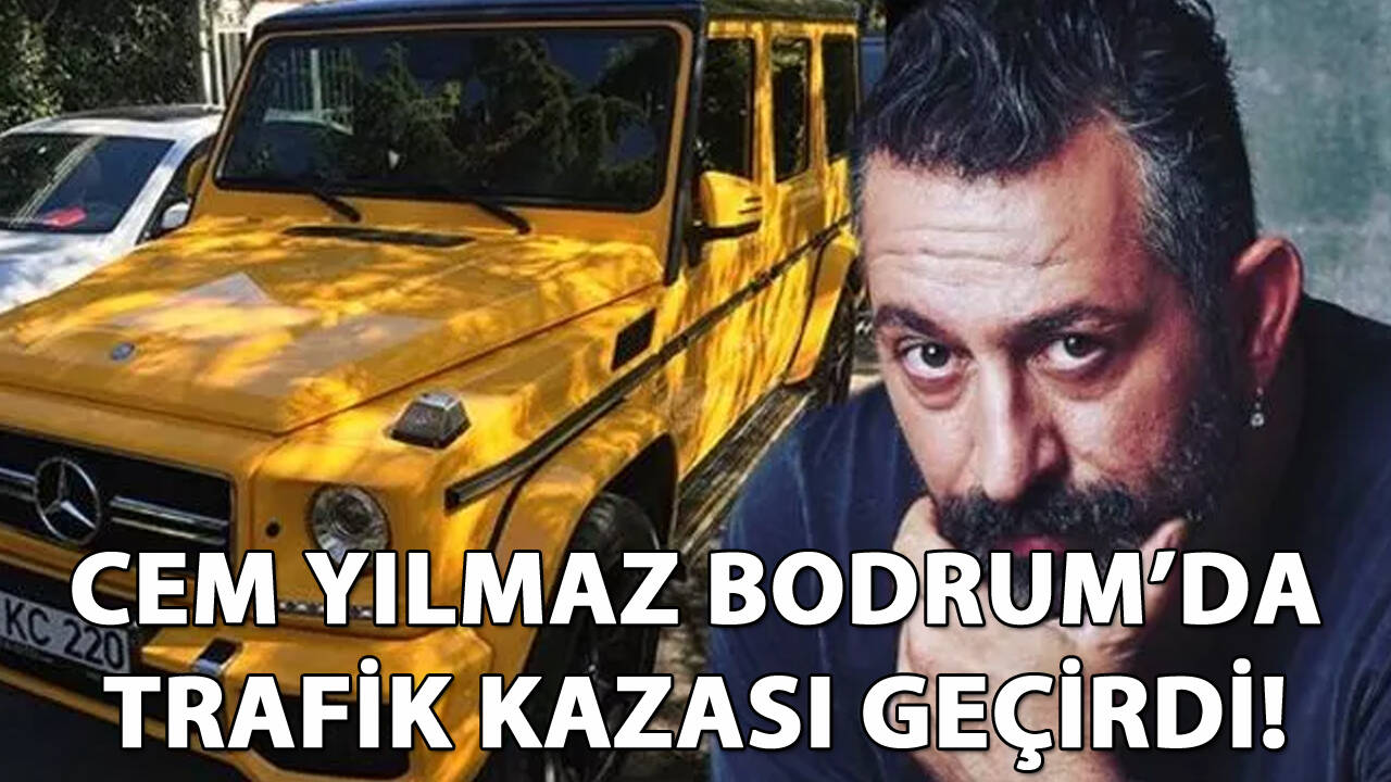 Cem Yılmaz trafik kazası geçirdi!