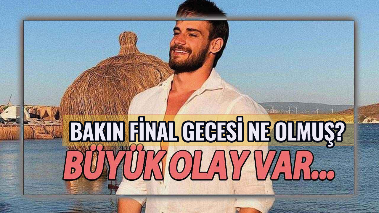 Final gecesinden olay görüntü! Batuhan yalanlamıştı, Bakın final gecesi ne olmuş?