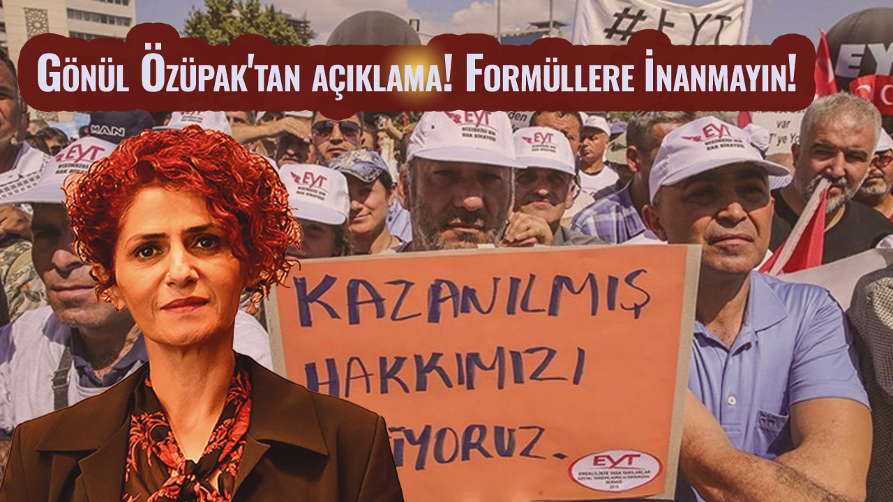 Gönül Özüpak'tan açıklama! Formüllere inanmayın!