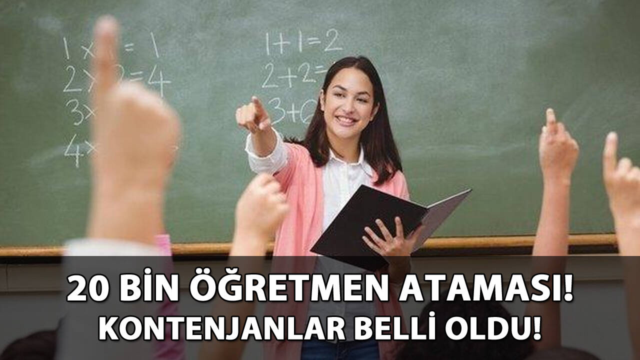 20 bin sözleşmeli öğretmen atamasında detaylar belli oldu!