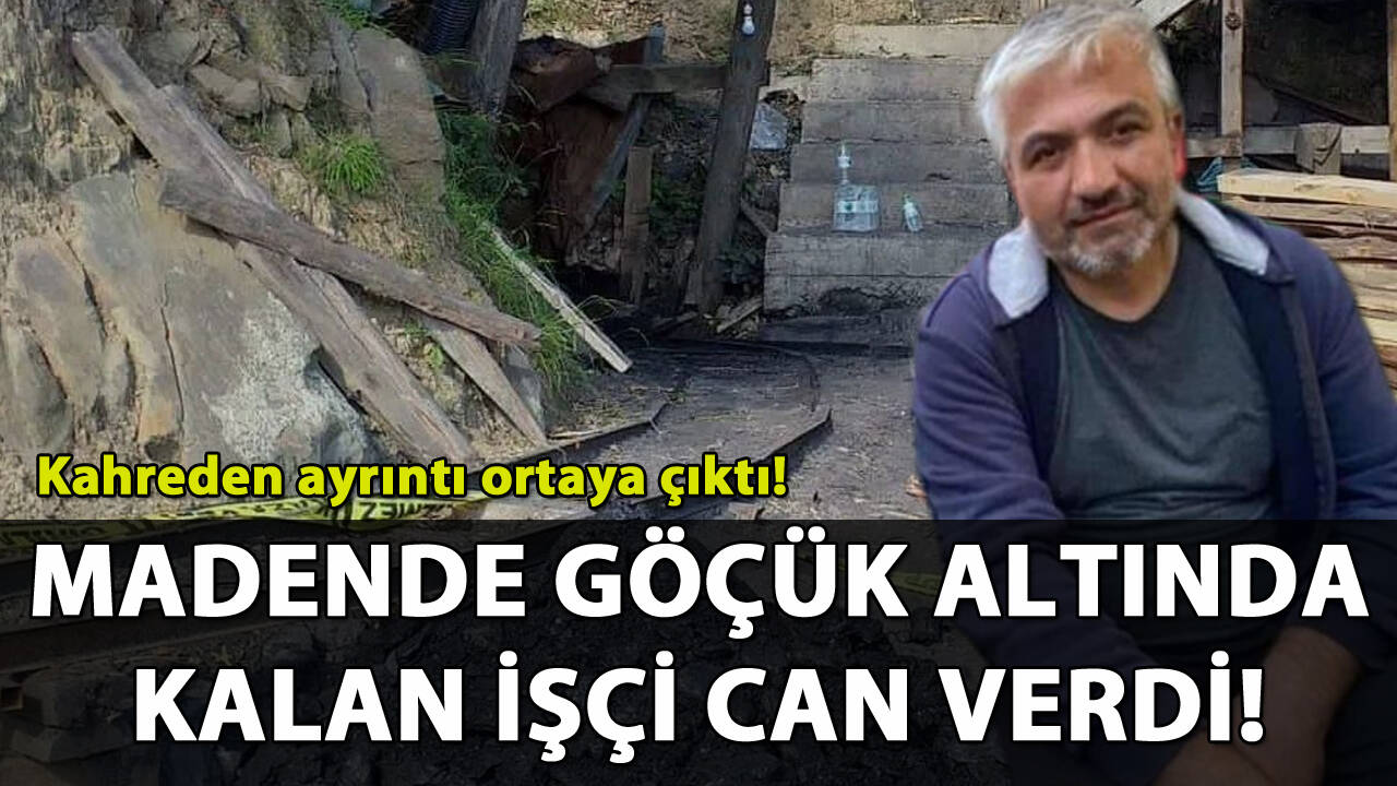 Zonguldak'ta madende göçük: 1 işçi can verdi!