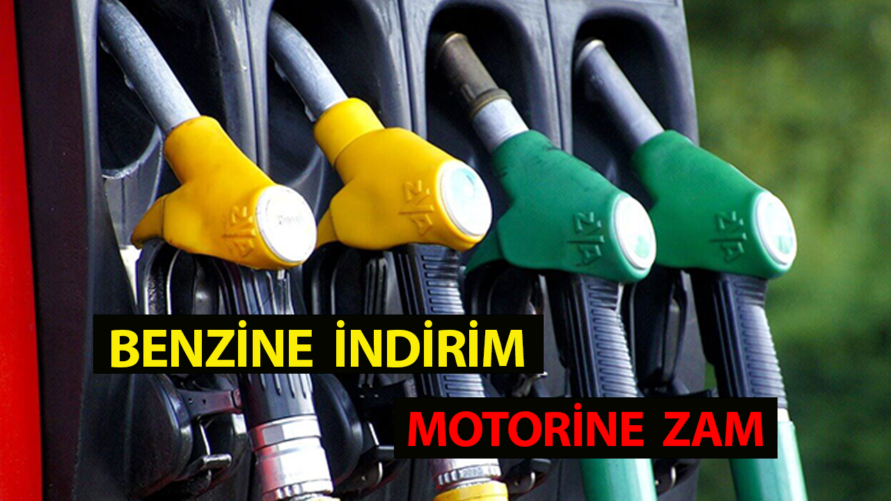 Benzine indirim motorine zam geliyor