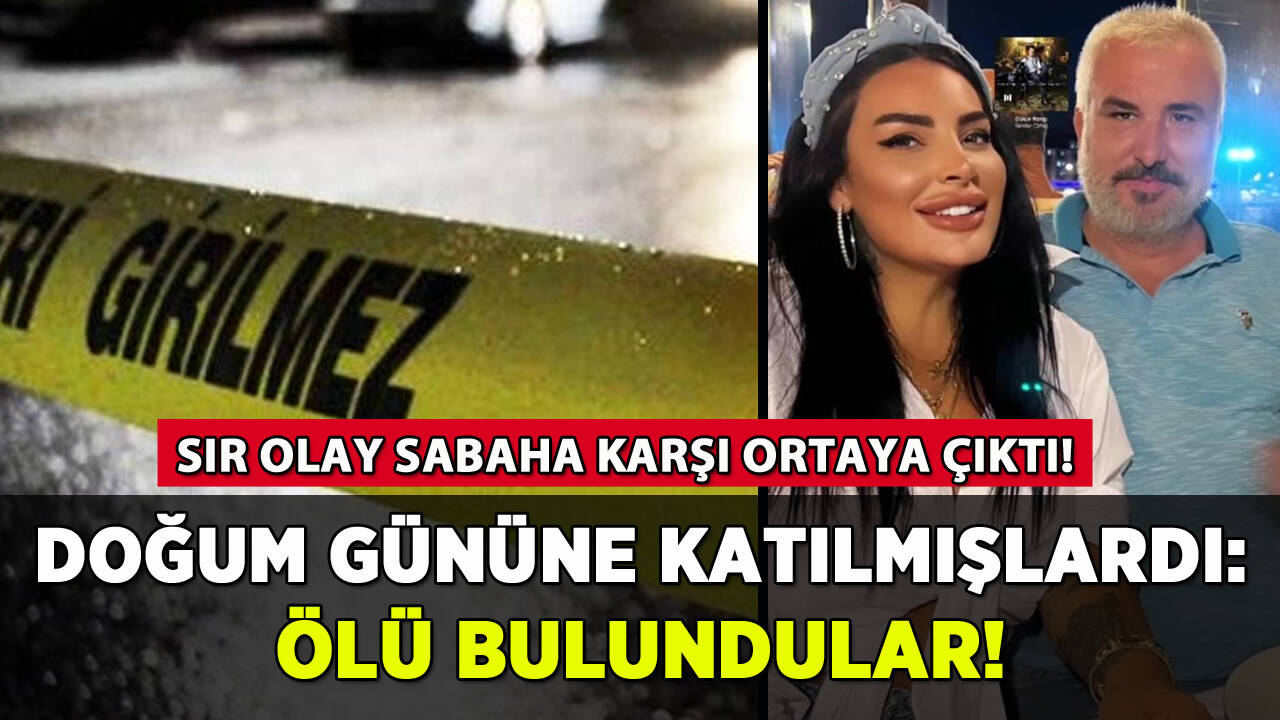 Kutlamaya katılan çiftin sır ölümü!