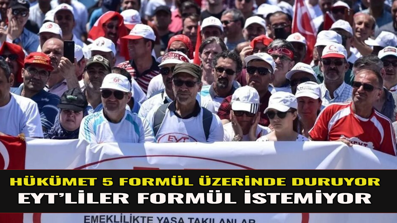 Hükümet 'formül' diyor EYT'liler formül istemiyor