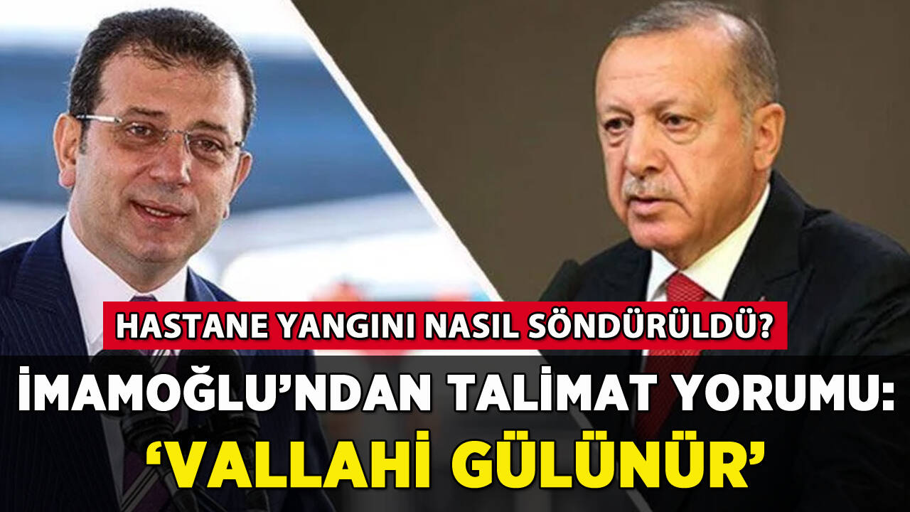 İmamoğlu'ndan yangın talimatı yorumu: 'Vallahi gülünür'