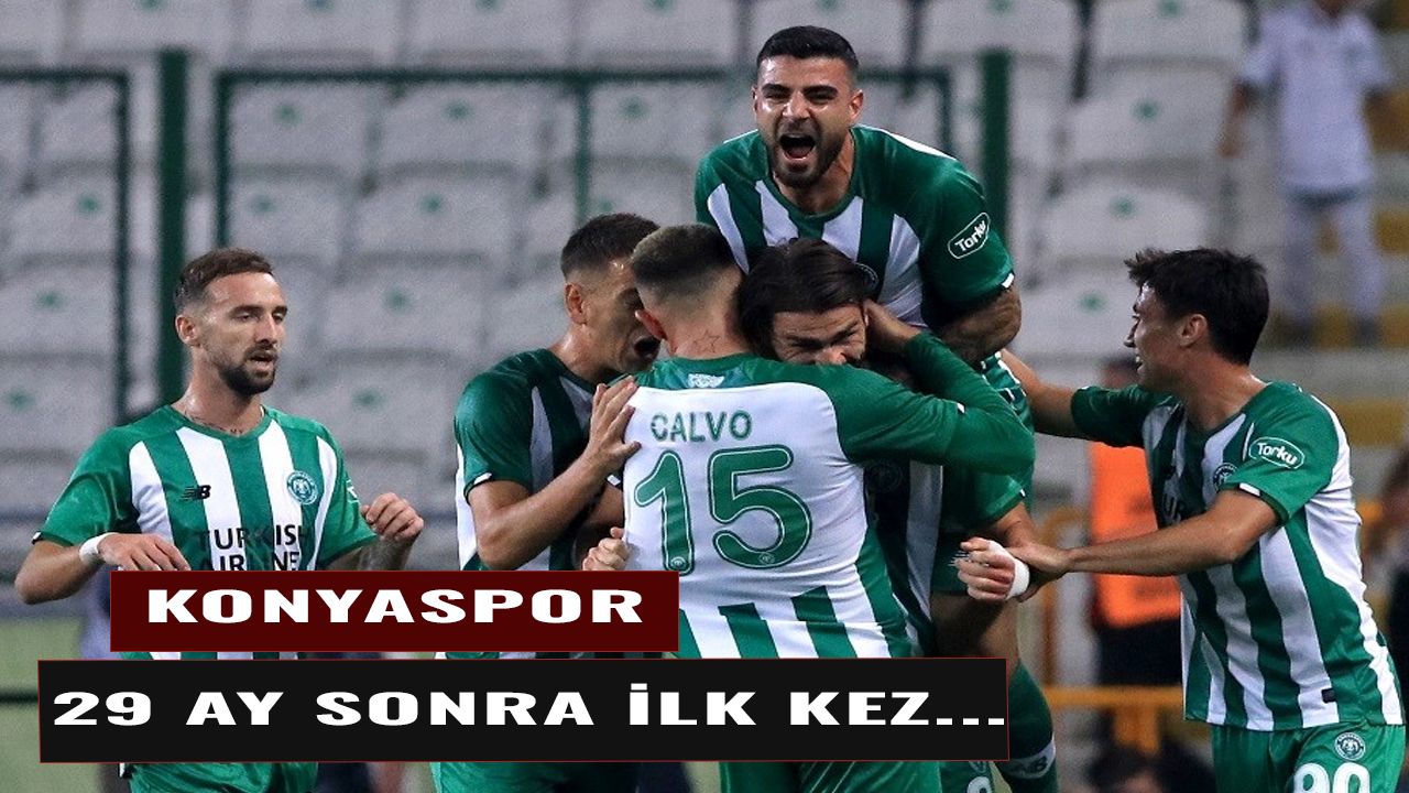 Konyaspor ilki yaşadı