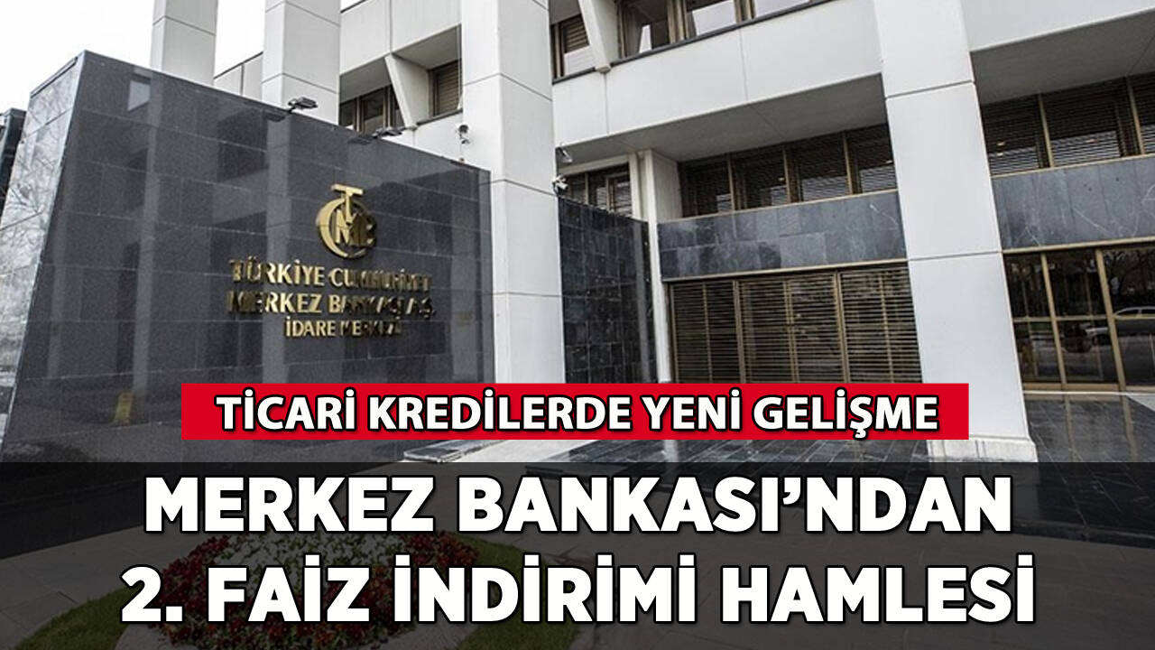 Merkez Bankası'ndan yeni faiz indirimi hamlesi