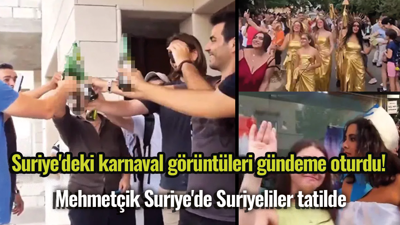 Suriye'deki karnaval görüntüleri gündeme oturdu! Mehmetçik Suriye'de Suriyeliler tatilde