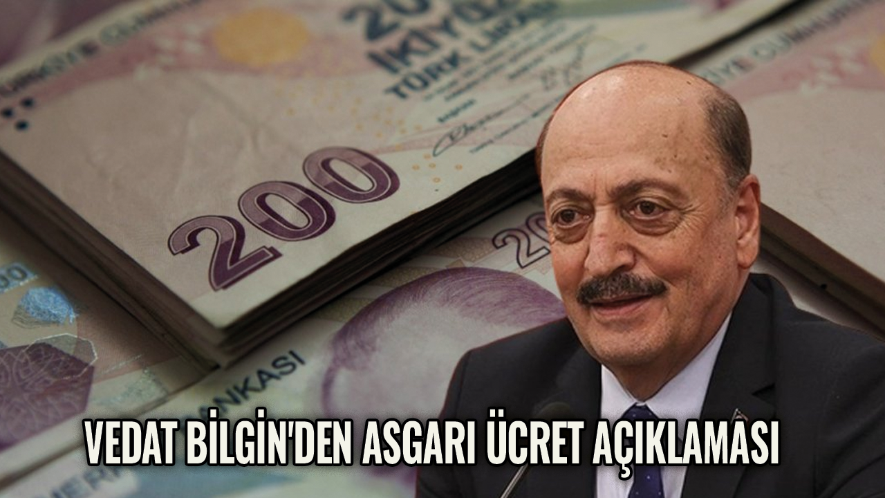 Vedat Bilgin'den asgari ücret açıklaması