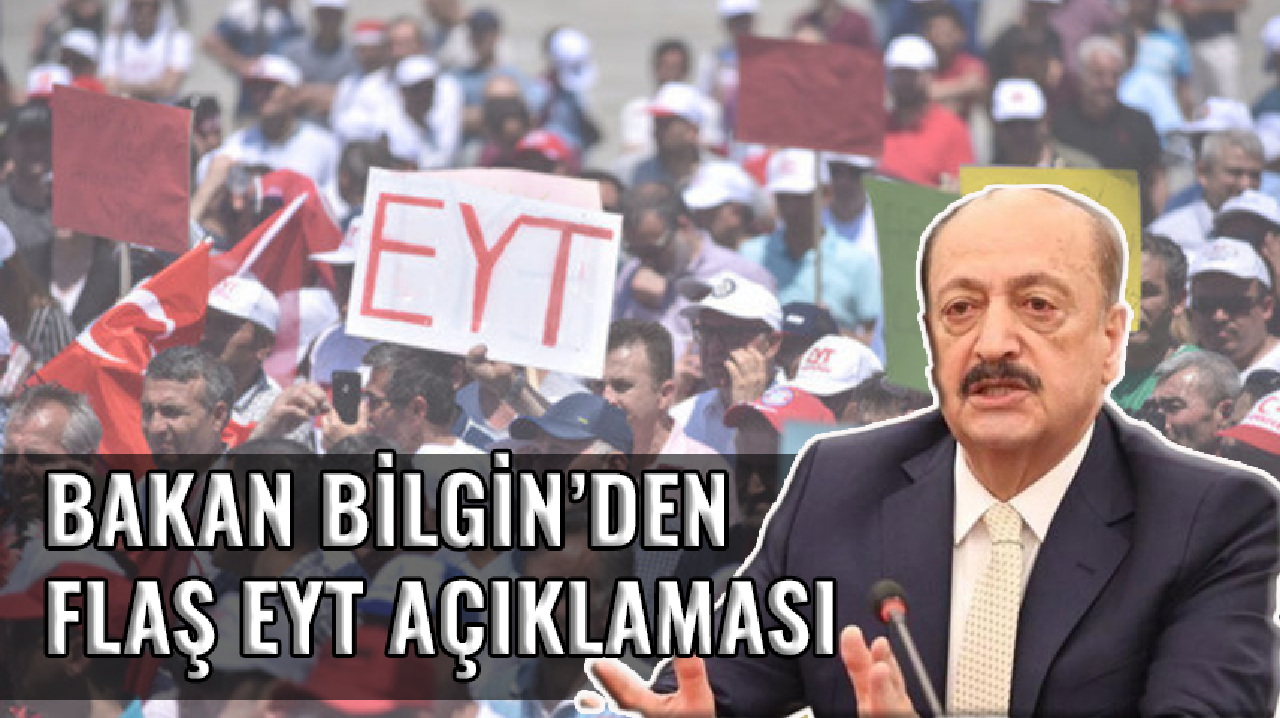 Vedat Bilgin'den flaş EYT açıklaması: Tek bir model var!