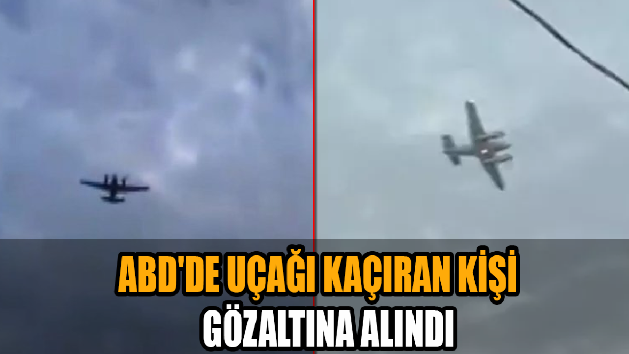 ABD'de uçağı kaçıran kişi gözaltına alındı