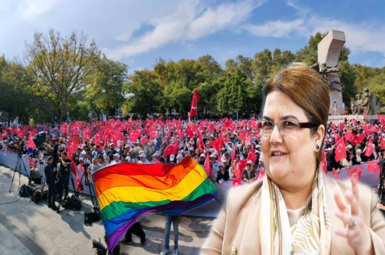 Aile Bakanı Yanık, LGBT karşıtı yürüyüşü yanlış buldu!