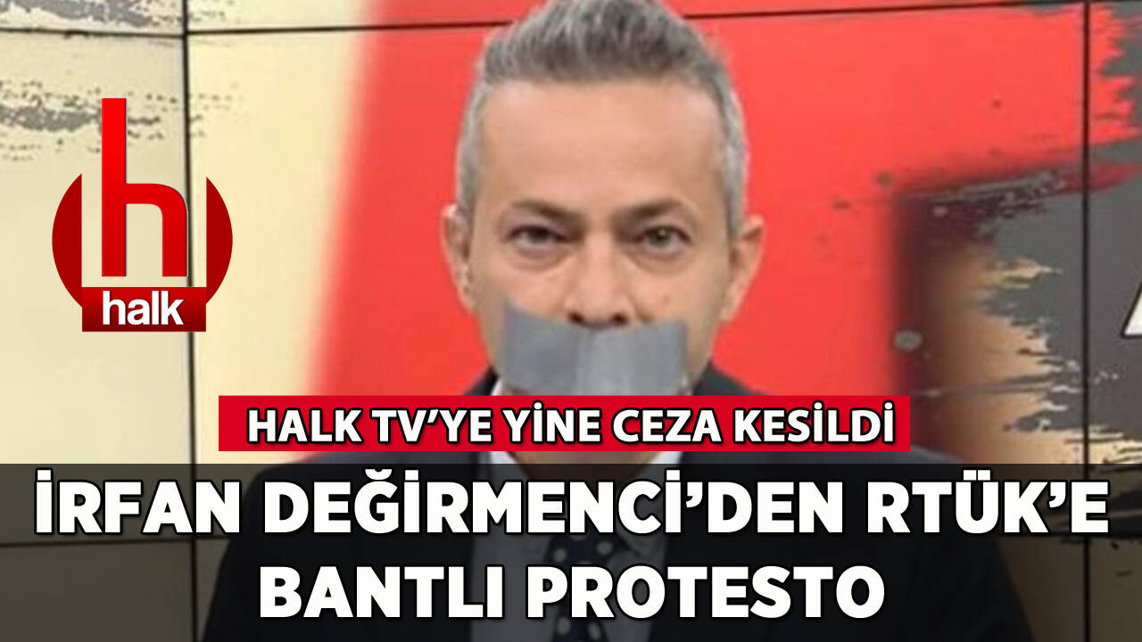 İrfan Değirmenci'den RTÜK'e bantlı protesto