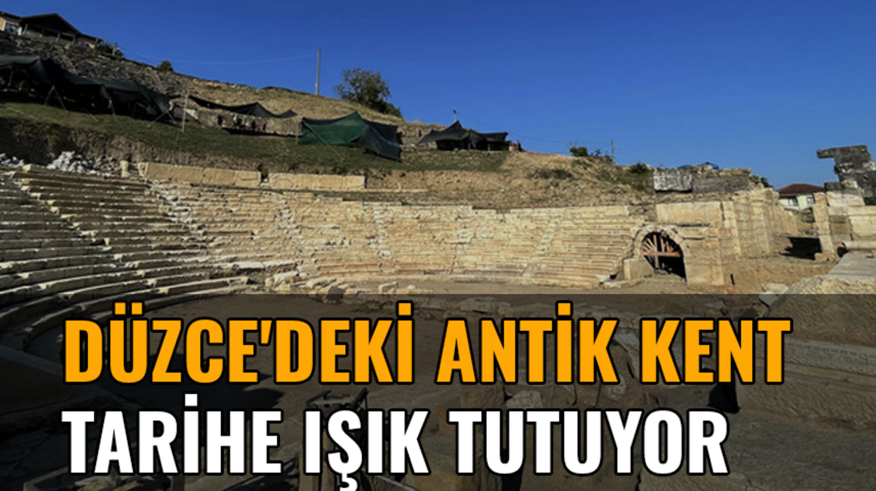 Düzce'deki antik kent tarihe ışık tutuyor