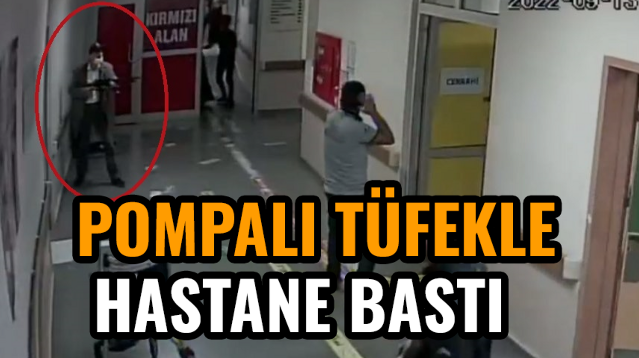 Hastanede korkunç anlar: Pompalı tüfekle doktor odasını bastı