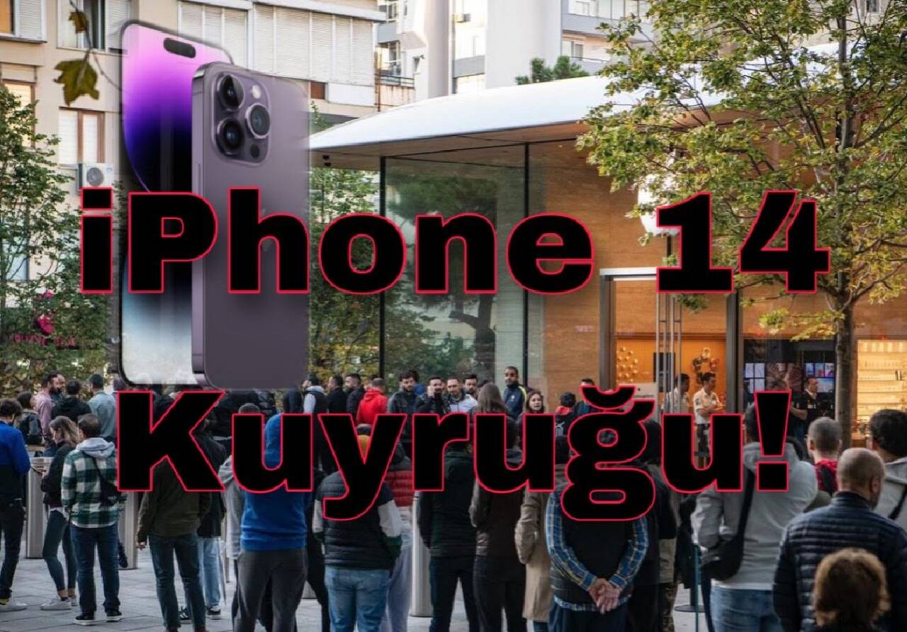 iPhone 14 satışa çıktı; Gece boyu sırada beklediler!