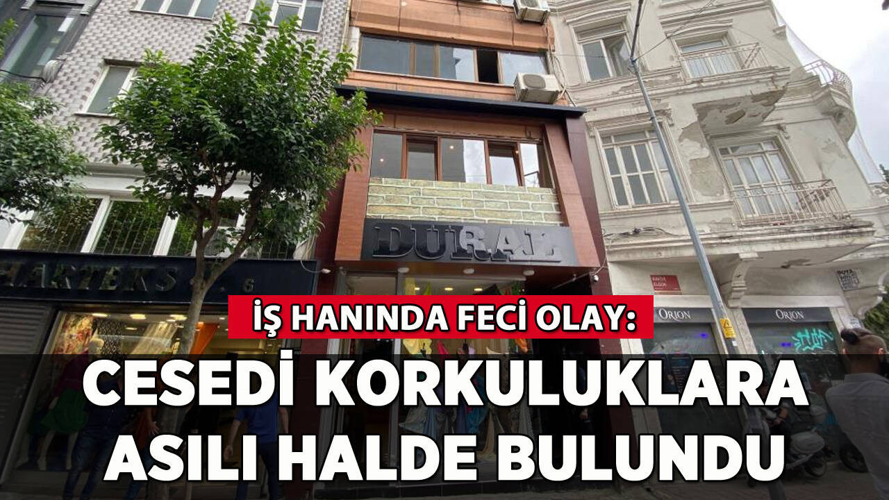 Korkuluklara asılı halde kadın cesedi bulundu