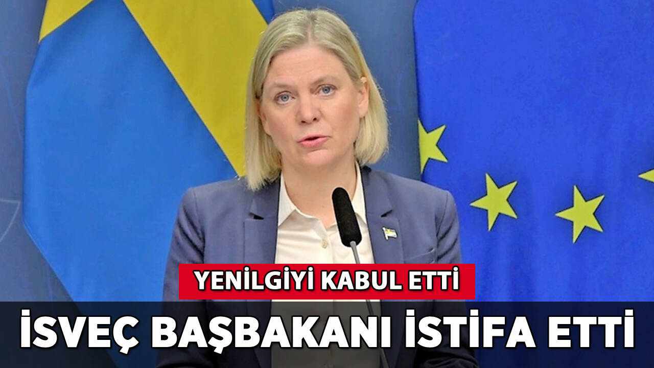 İsveç Başbakanı istifa etti