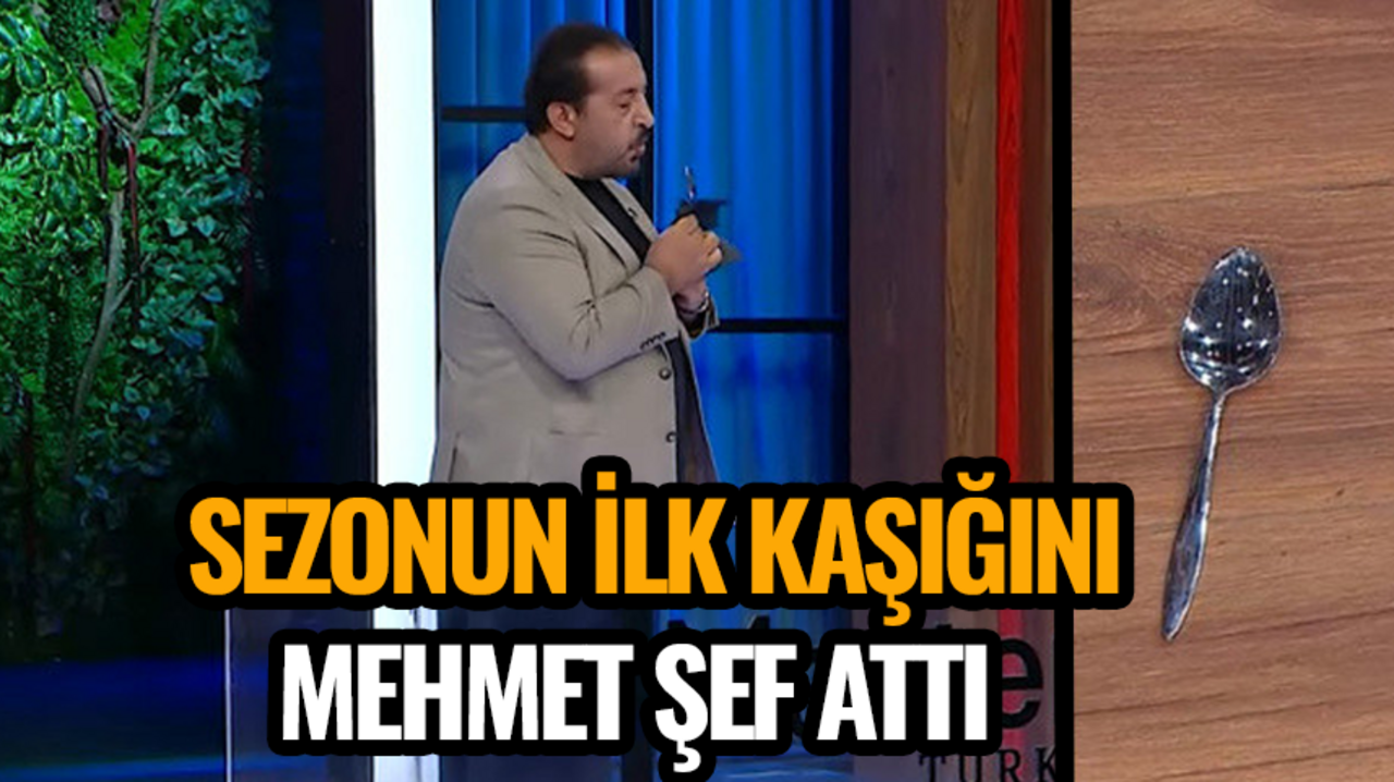 MasterChef'te sezonun ilk kaşığını Mehmet Şef attı