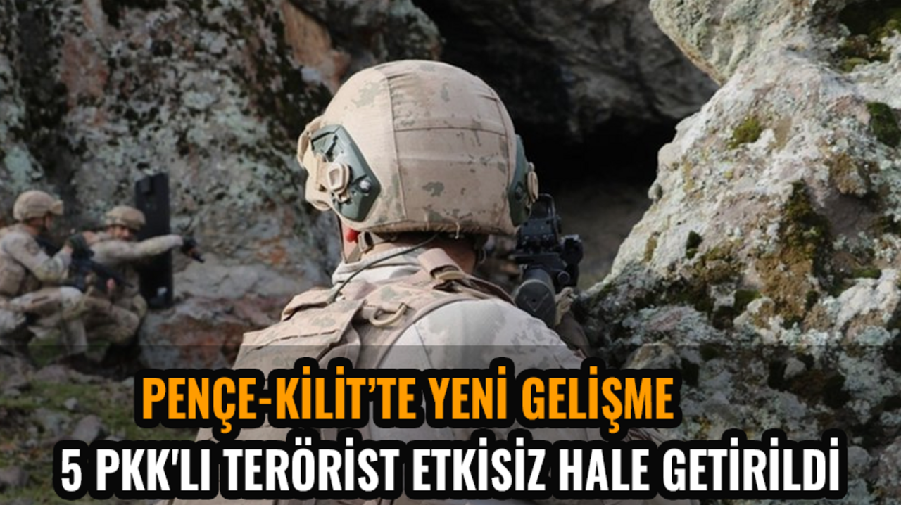 MSB: 5 PKK'lı terörist etkisiz hale getirildi