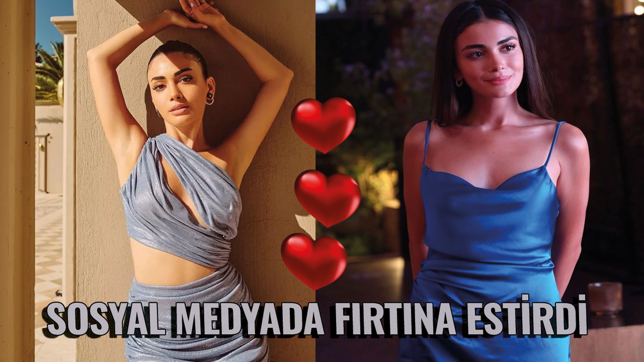 Özge Yağız sosyal medyada fırtına estirdi