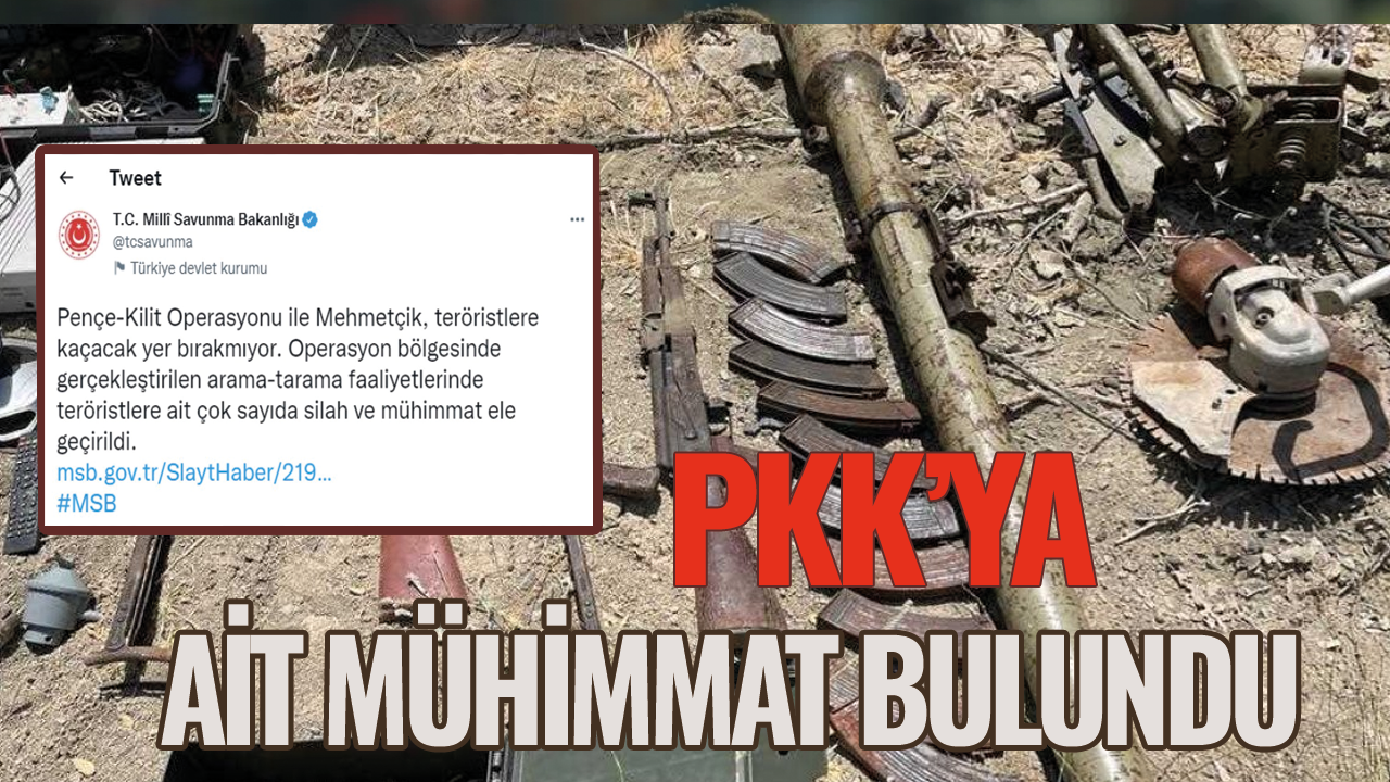 PKK’ya ait mühimmat bulundu