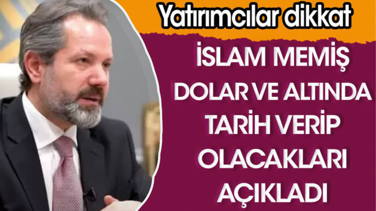 Piyasa uzmanı İslam Memiş'ten uyarı: 'Kasım ayına dikkat'