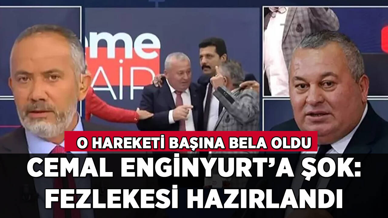 Cemal Enginyurt'a şok: Hakkında fezleke hazırlandı