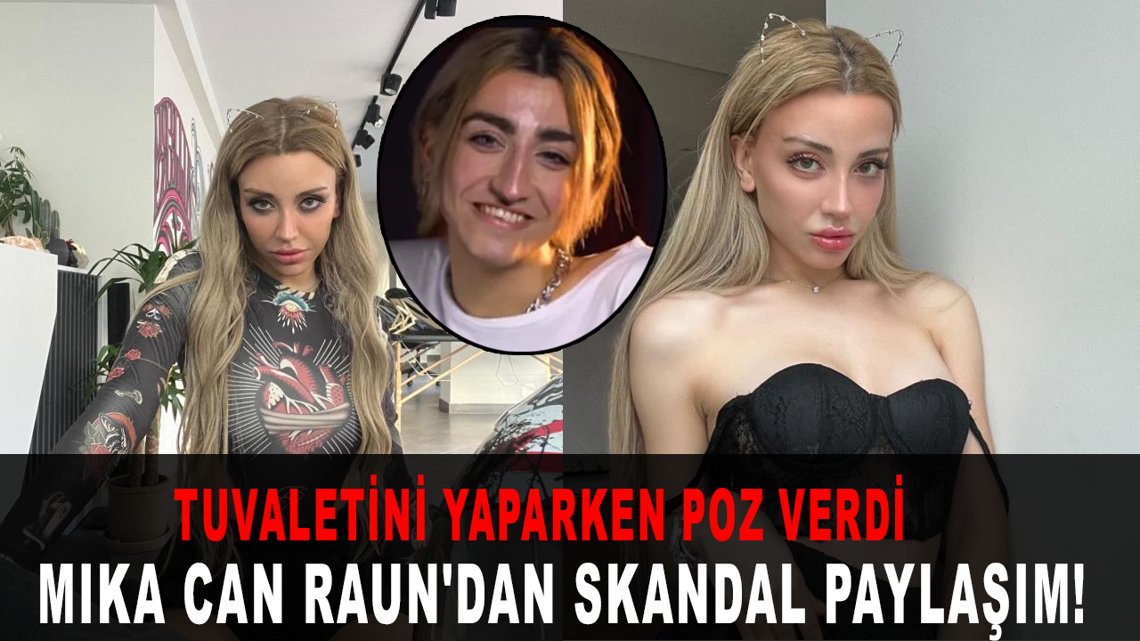 Cinsiyet değiştiren Mika Can Raun tuvaletini yaparken poz verdi